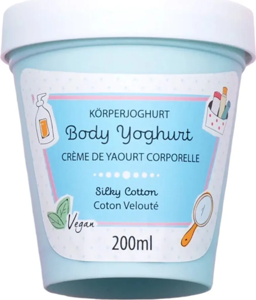 Badefee Yaourt Corps Coton Soyeux 200 ml : Soin Hydratant Douceur