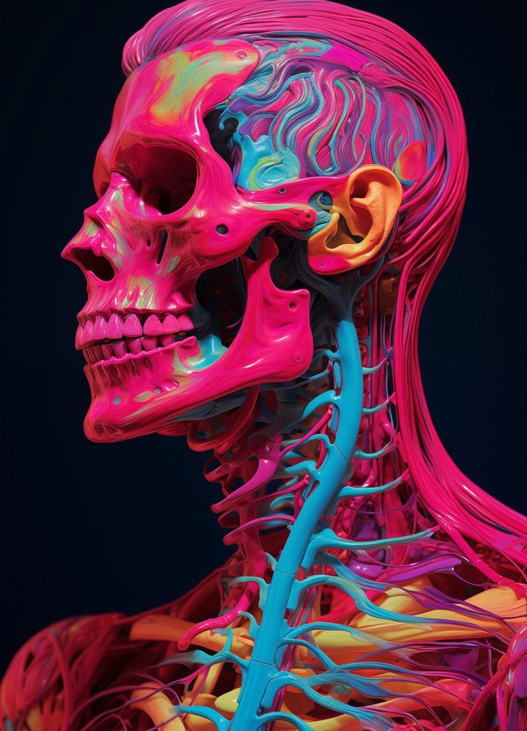 Plakat 20,5x28,4cm Anatomie der Farbe