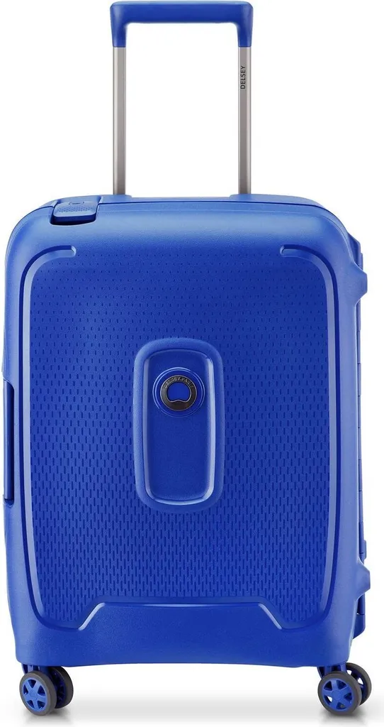 Valise cabine DELSEY PARIS Moncey 4 doubles roues Slim 55cm Navy Blue