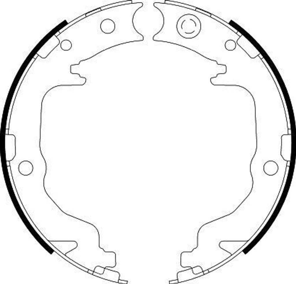 HELLA 8DA 355 050-871 - OE 1606295280 Bremsbackensatz für 200, Sebring (J), C4 Aircross, Compass, Patriot (MK74), 4008