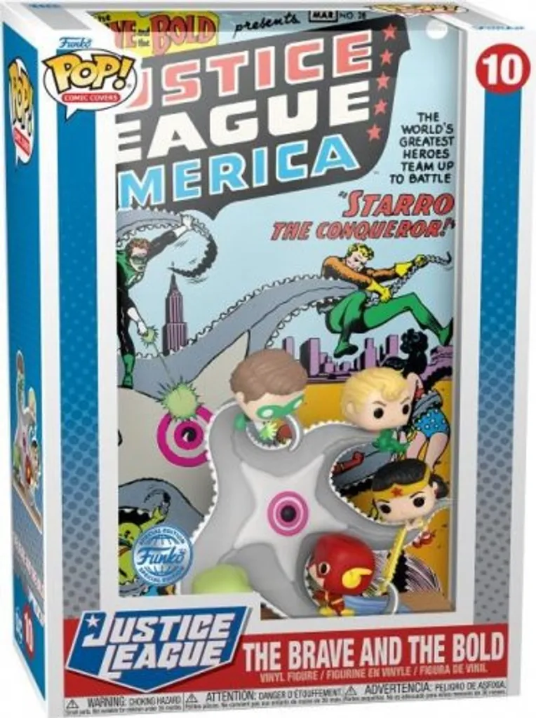Funko POP Brave and Bold 28 Justice League sous Protection Rigide
