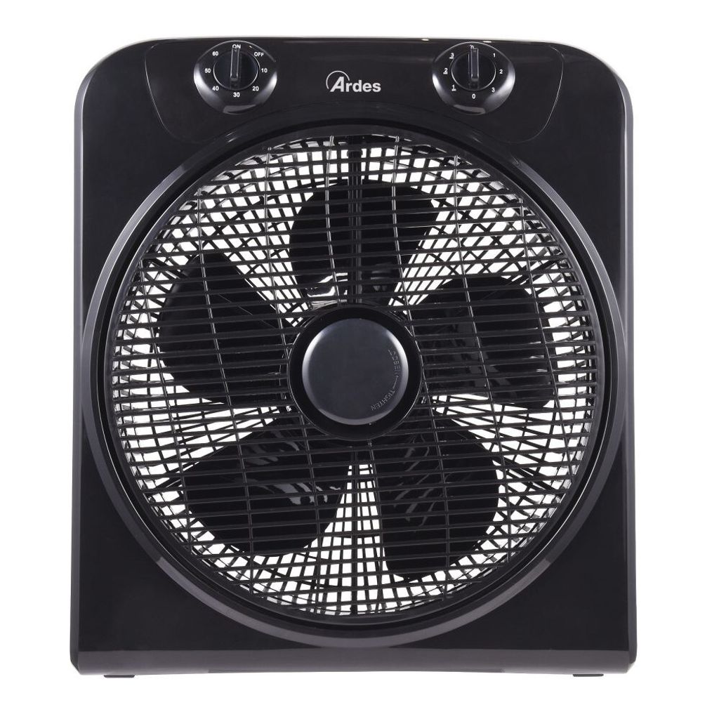 Ardes AR5B30A Tischventilator Schwarz 45W 3 Geschwindigkeiten mit Zeitschaltuhr
