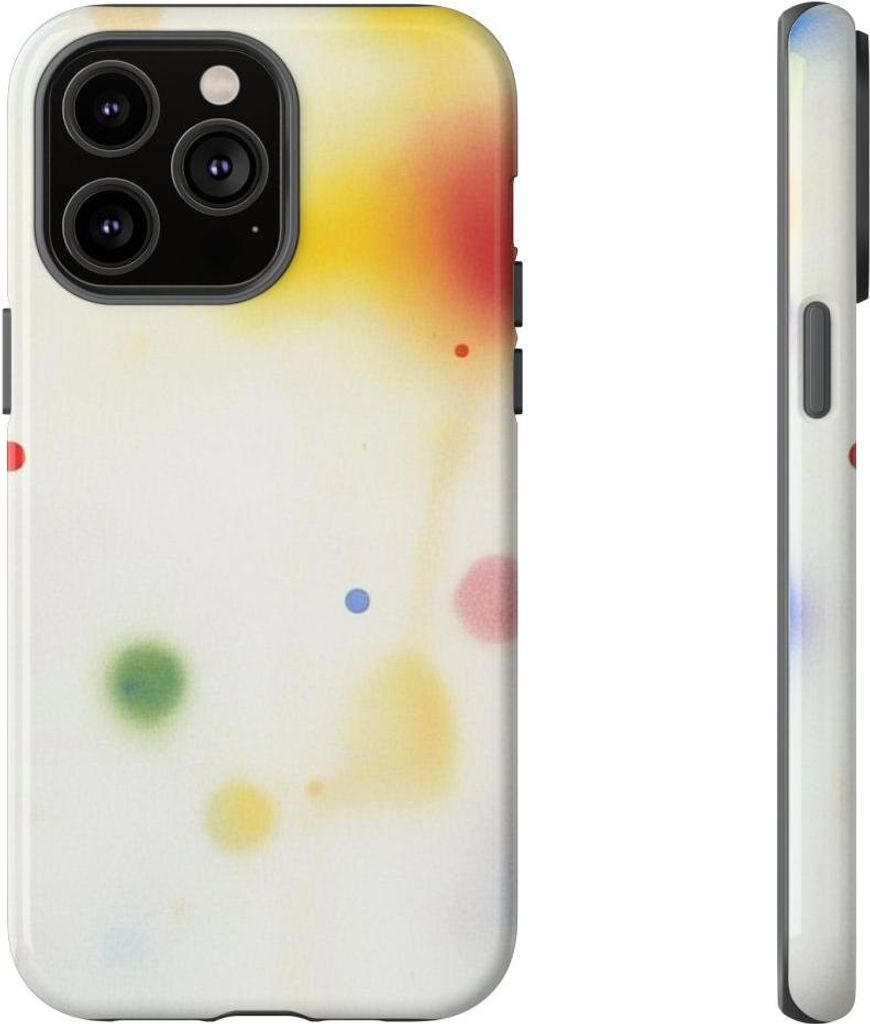 Bunte, verschwommene Punkte – Hülle Kompatibel mit iPhone 14 Pro Max
