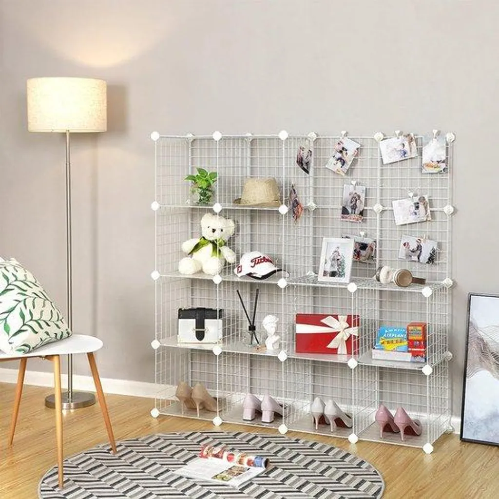 Fini le désordre avec cet organiseur métallique 16 cases blanc DIY