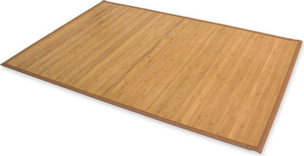 Homestyle4u Bambusmatte Braun 60x300 cm Bambusteppich rutschfest Läufer