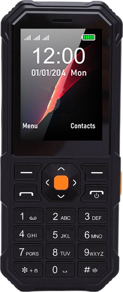 2G-Handy mit 2,4-Zoll-Bildschirm, schlank, 5800 mAh, Triple-SIM, Seniorenhandy, unterstützt Bluetooth, Kamera, Taschenlampe, Sprachaufzeichnung, F...