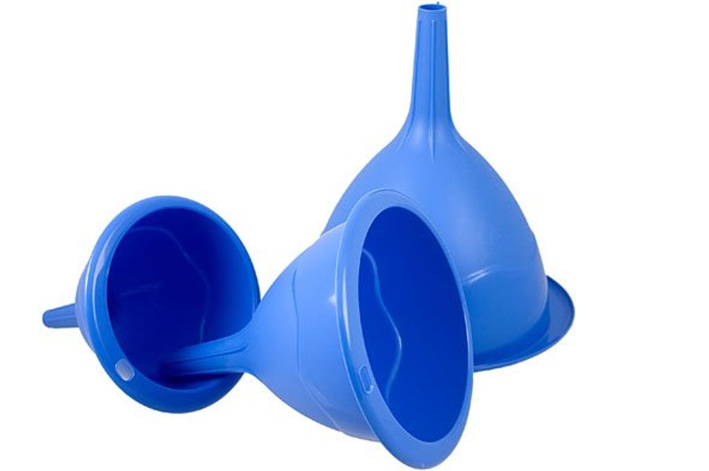 Hega Trichter-Set aus Kunststoff - 3 Größen: Ø11-13-16 cm