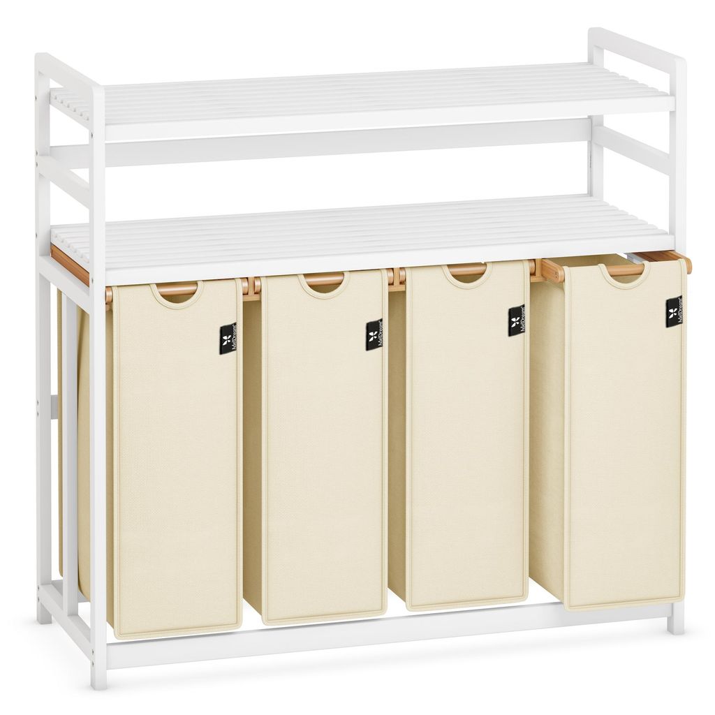 ADEL DREAM Wäschekorb 4 Fächer 200L Wäschesammler mit 2 Produktbild 