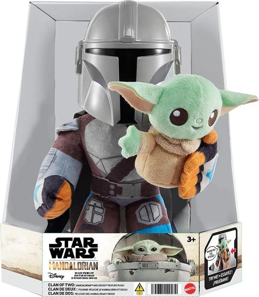Plyšáci Star Wars zahrnují klan dvou grogů a mandaloriána Obrázek produktu 