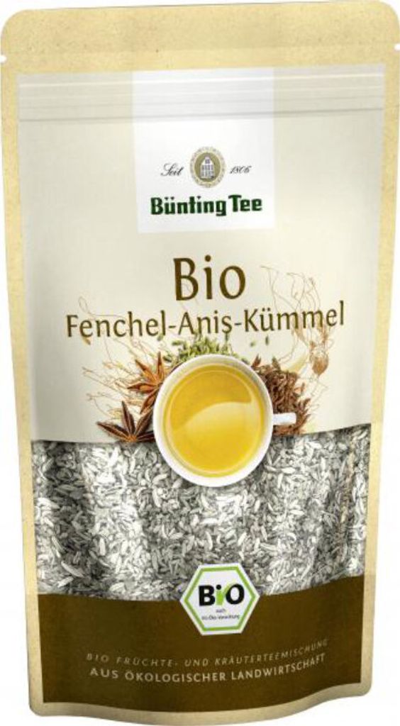 Bünting Fenchel Anis Kümmel Kräuter und Früchtemischung 100g