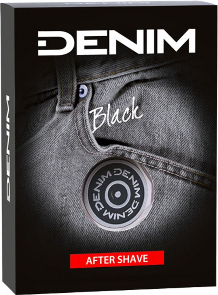 1 DENIM BLACK After Shave 100ml - erfrischendes Rasierwasser