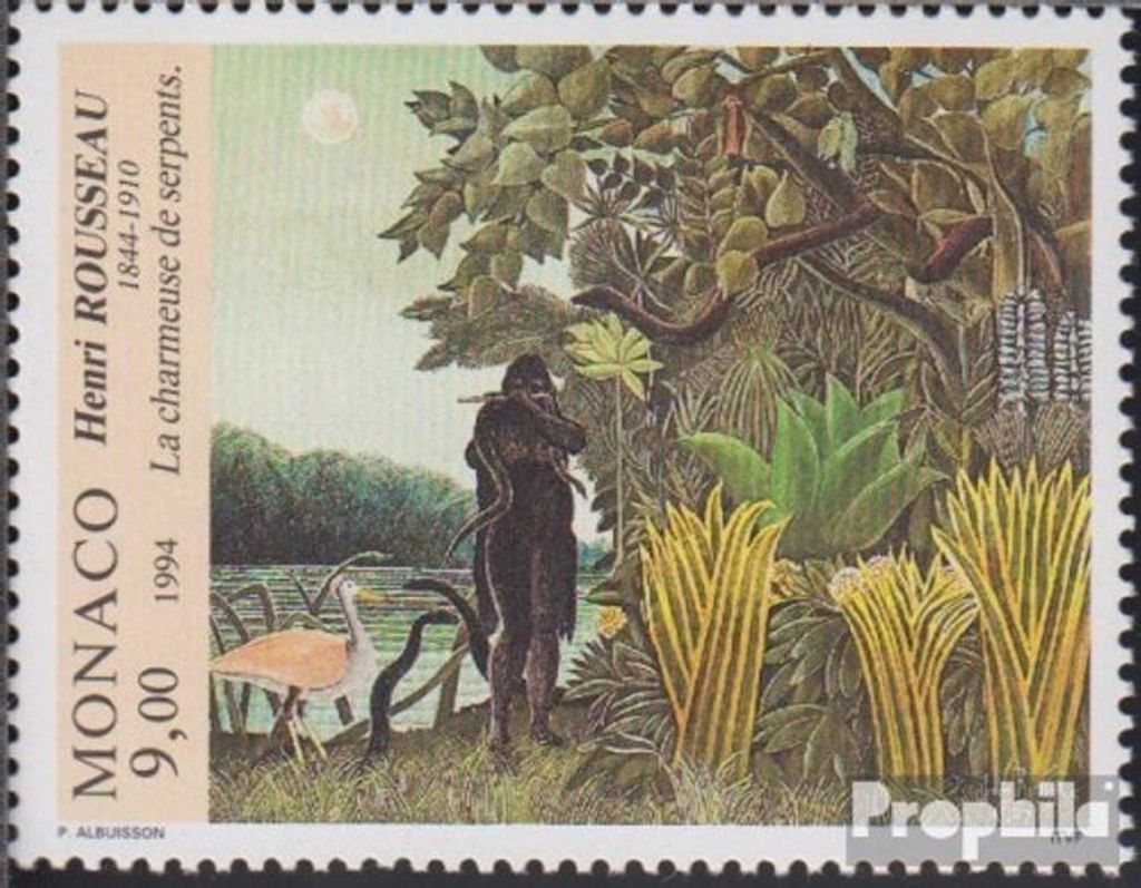 Briefmarken Monaco 1994 Mi 2208 (kompl.Ausg.) postfrisch Henri Rousseau