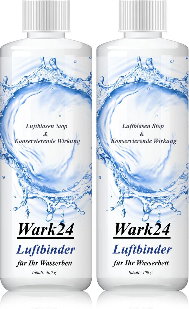 Two bottles of Wark24 Luftbinder product against a white background.