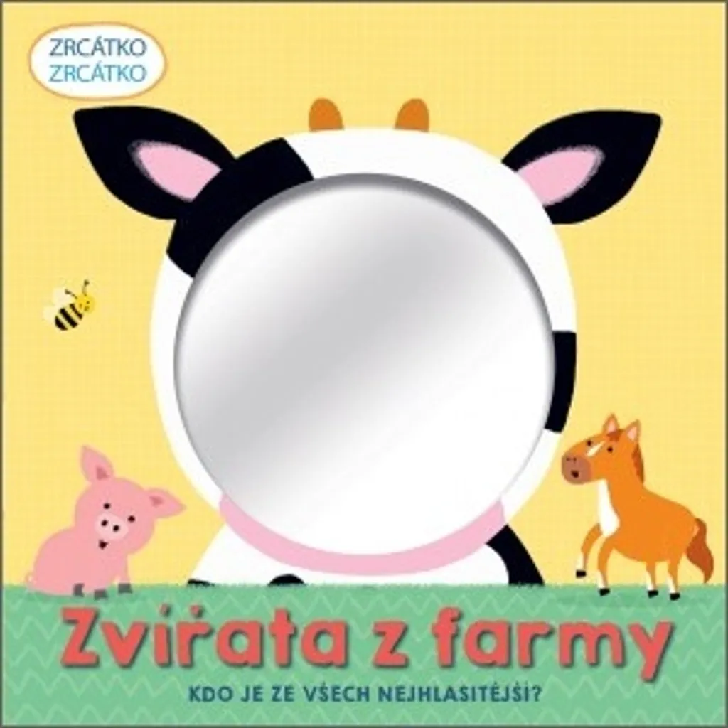 Livre Miroir d'Éveil Bébé : Zvířata z farmy, Animaux de la Ferme