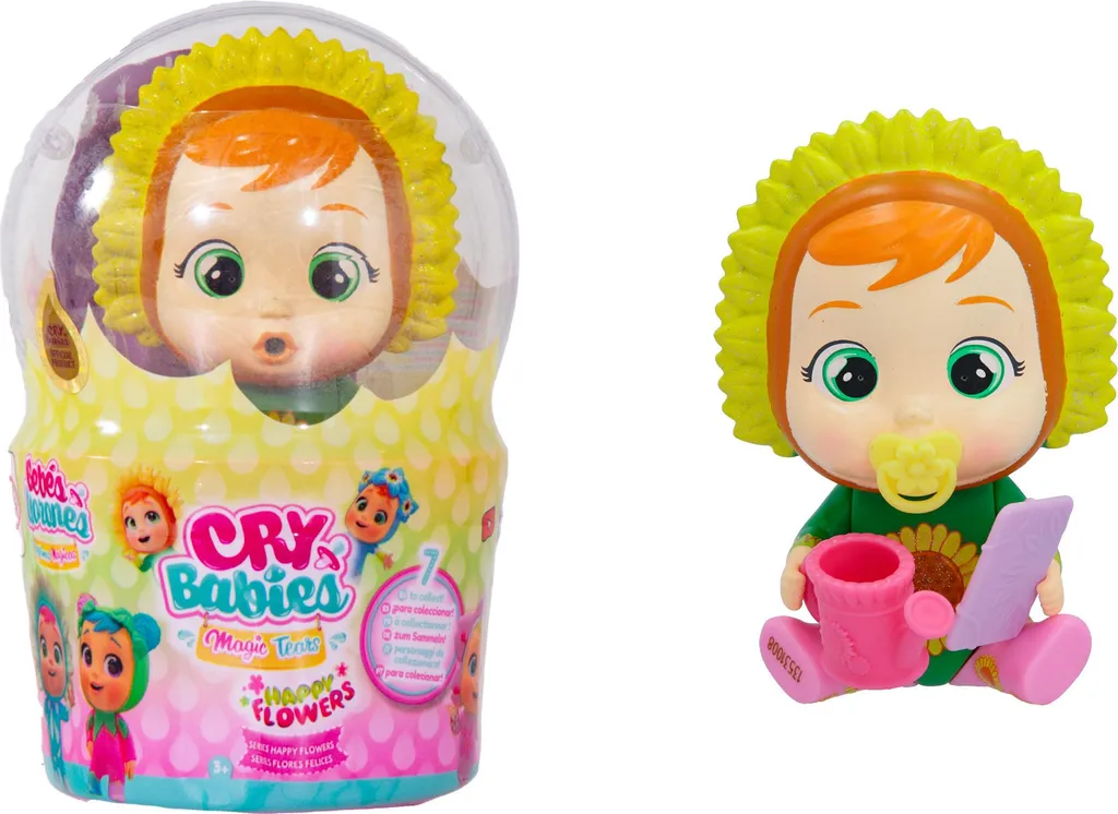 Cry Babies Magic Tears Happy Flower : Poupée TM Toys avec Fleurs Magiques