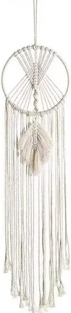 Großer Traumfänger im Boho-Stil, gewebte Baumwolle, Wandbehang für Hochzeitsdekoration