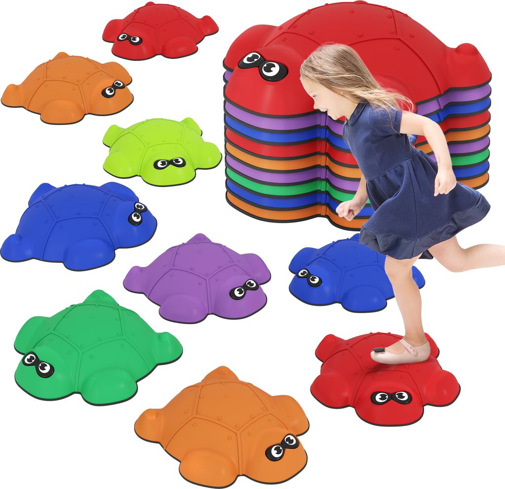 AIYAPLAY Balanciersteine für Kinder 9 Stück Rutschfeste Produktbild 