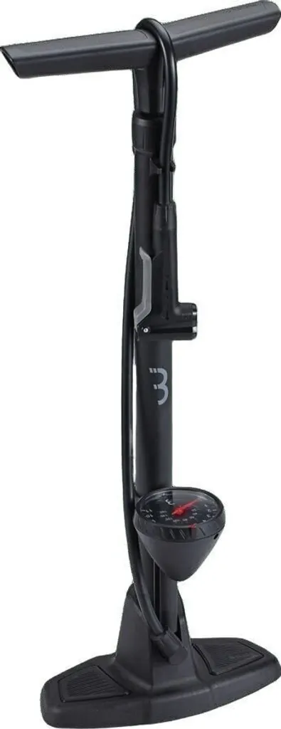 BBB Airwave Composite Dualhead 3.0 Pompe à Pied Vélo Noire Haute Pression