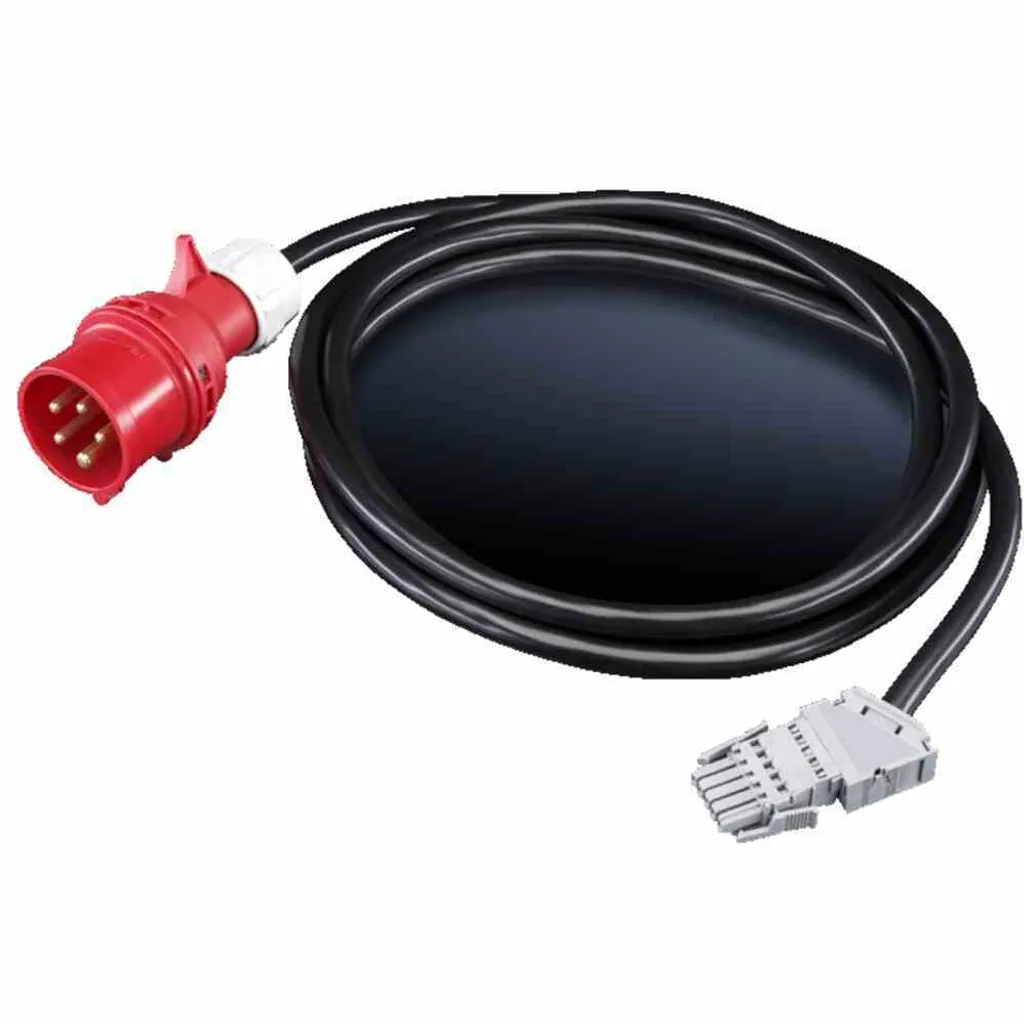 Câble d'alimentation triphasé 16A 5 pôles compatible Rittal PSM