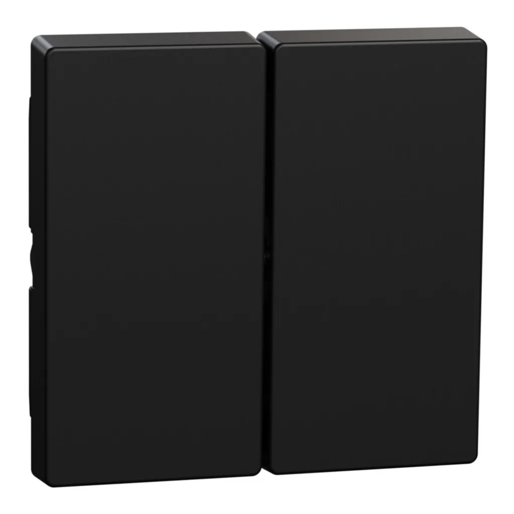 Touche double MERTEN Wippe 2t noire mate - Finition haut de gamme et design