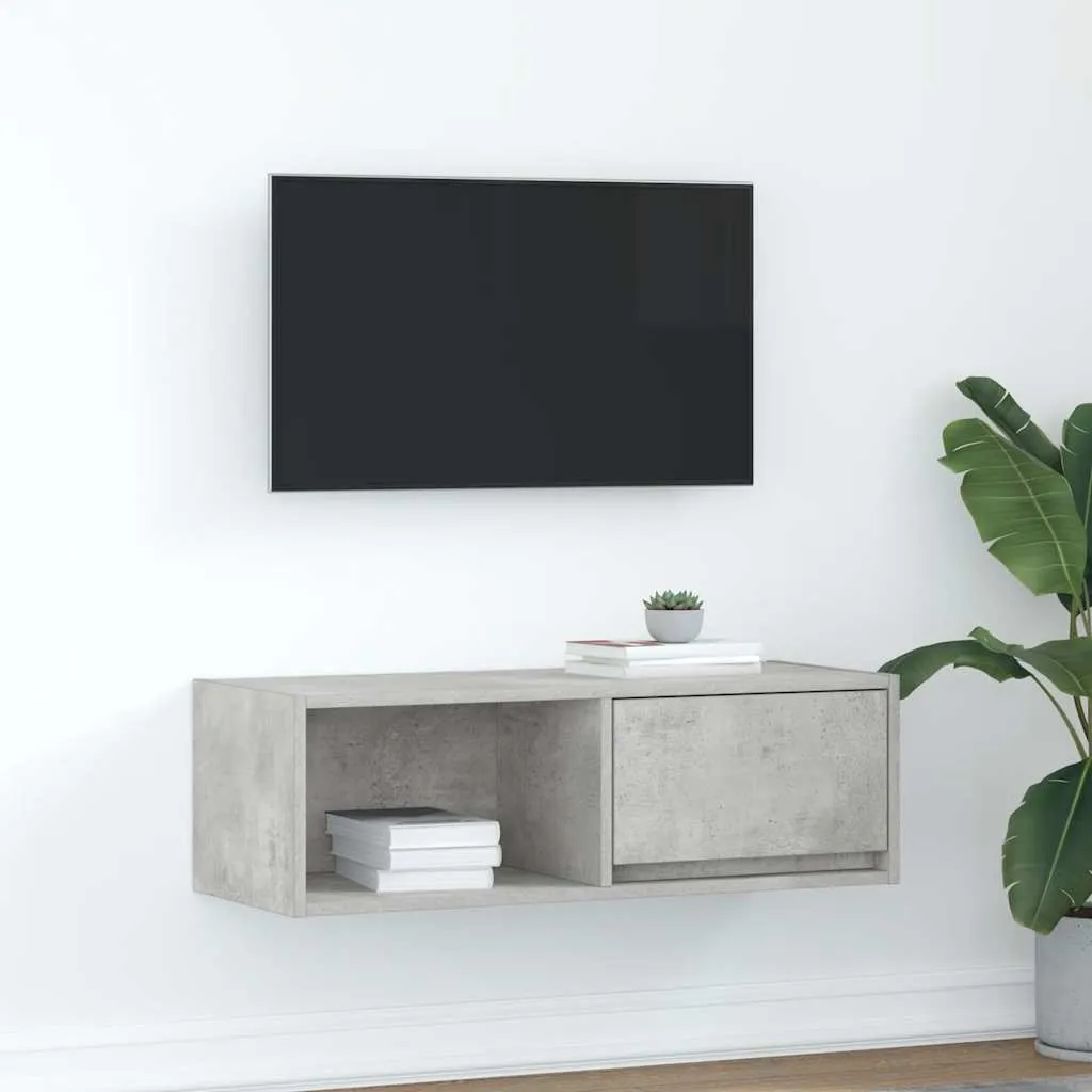 Mobile Porta TV Maison Exclusive Grigio Cemento 80cm | Arredo Moderno