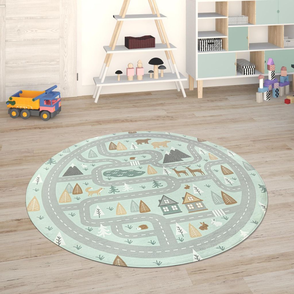 Kinderteppich Teppich Kinderzimmer Spielmatte Produktbild 