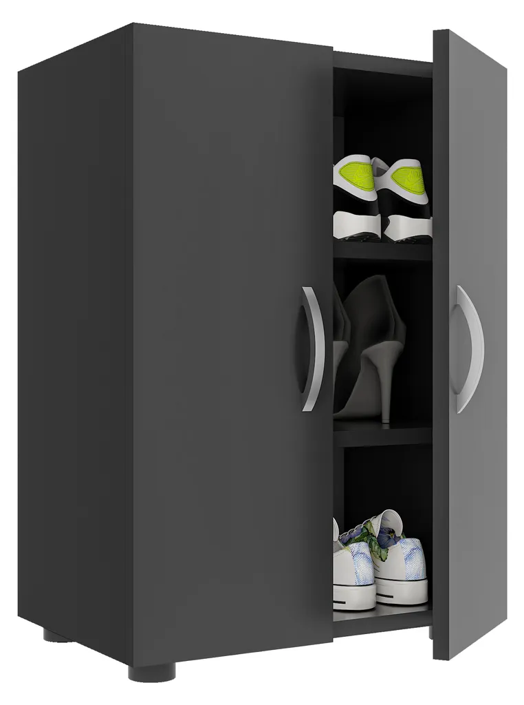 Armadietto per calzature Ulas Antracite A. 74 x L. 49 x P. 30 cm