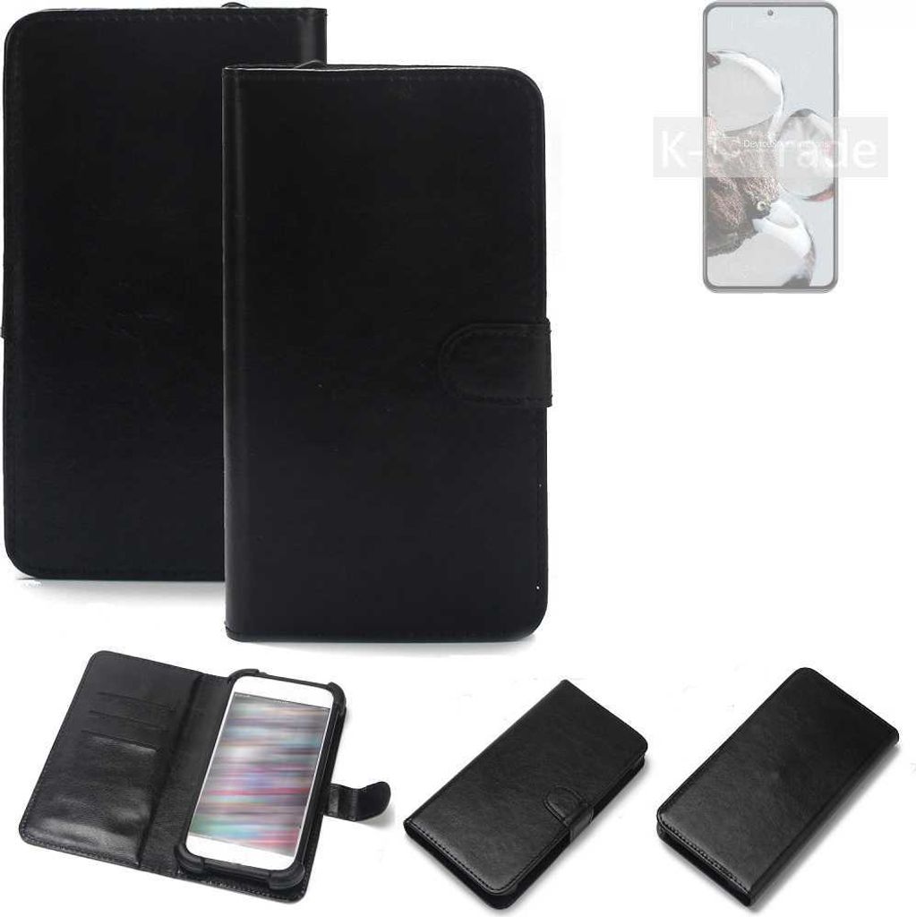 K-S-Trade Handyhülle Schutzhülle kompatibel mit Xiaomi 12T Pro Handy Schutz Hülle Handyhülle Bumper schwarz 1x