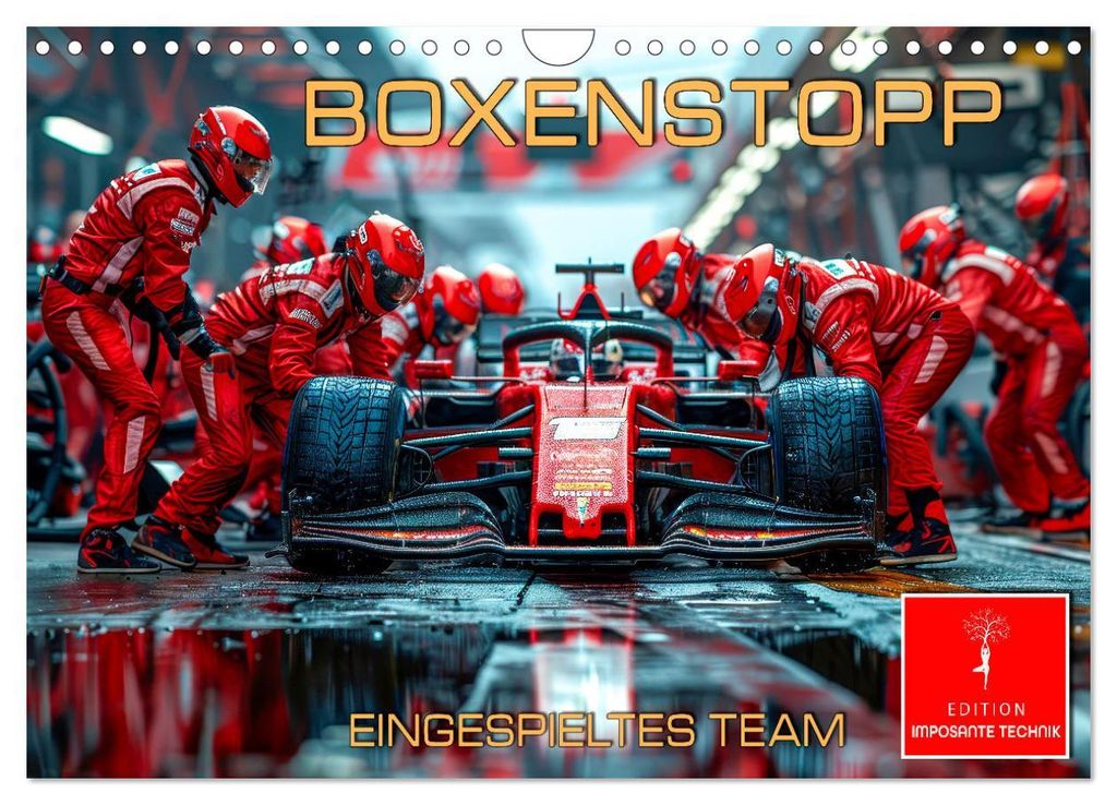 Boxenstopp - eingespieltes Team (Wandkalender 2027 DIN A4 quer), CALVENDO Monatskalender