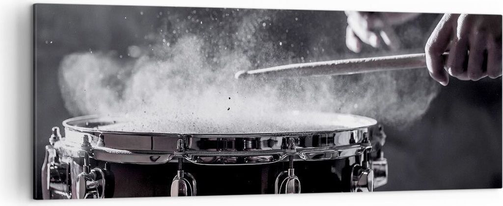 Bild auf Leinwand - Leinwandbild - Einteilig - Trommel Staub Trommel - 140x50cm - Wand Bild - Wanddeko - Wandbilder - Leinwanddruck - Bilder - Wand...