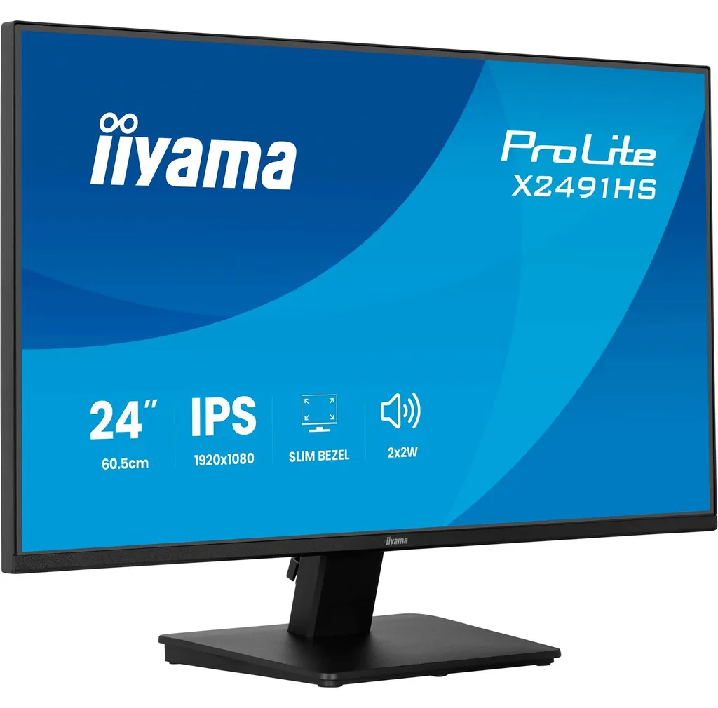 Écran IPS grand angle Iiyama X2491HS-B1 avec haut-parleurs intégrés 16:9
