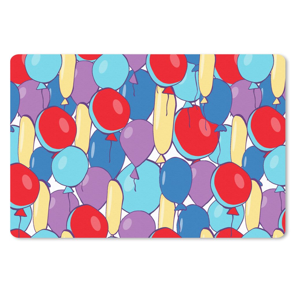 MuchoWow Mauspad Mousepad Luftballons - Party 27x18 cm - Mousepads - Maus Mat - Pad - Mausunterlage - Büroartikel - Desk Matten