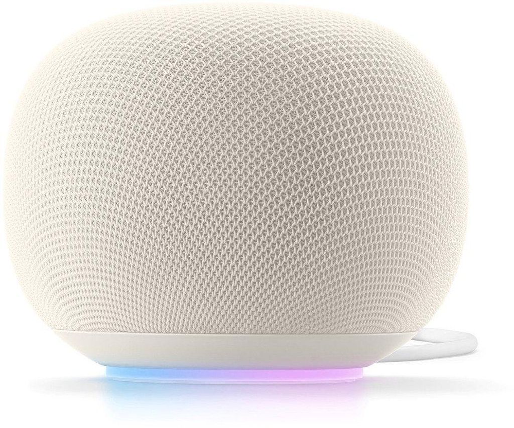 Altavoz Google Home, forma ovalada, porcelana, plástico, Imagen del producto 