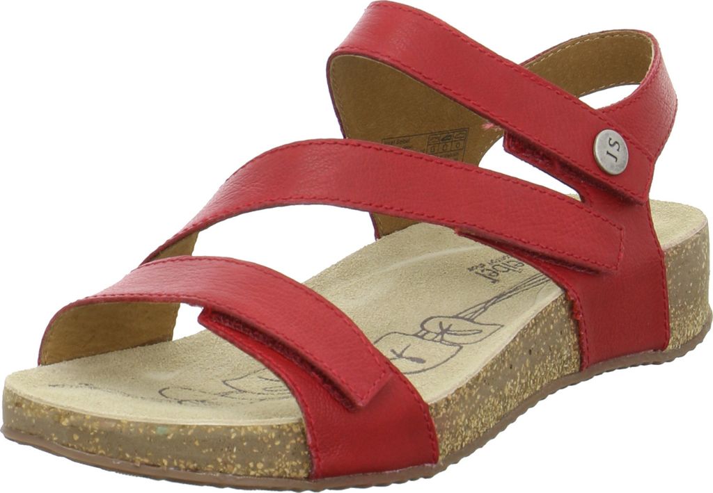 Josef Seibel Tonga 25 Frauen Knöchel Riemen Haken Und Schleife Sandale Rot – 36 EU / Rot