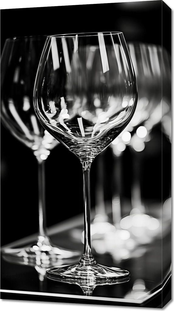 Bild 50x90cm Glas und Reflexionen