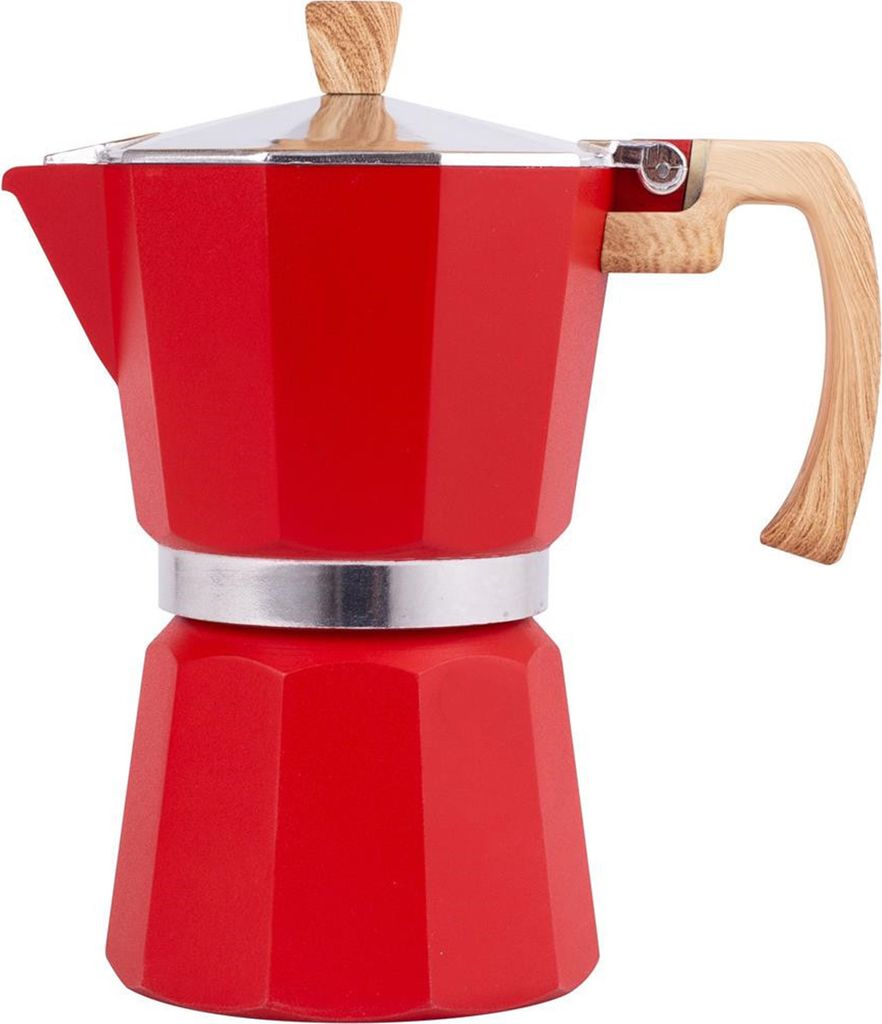Moka Pot Espressomaschine Leicht zu reinigende Kaffeekanne für den Herd, Aluminium, italienisches Design, kubanische Kaffeemaschine für vollen Ge...