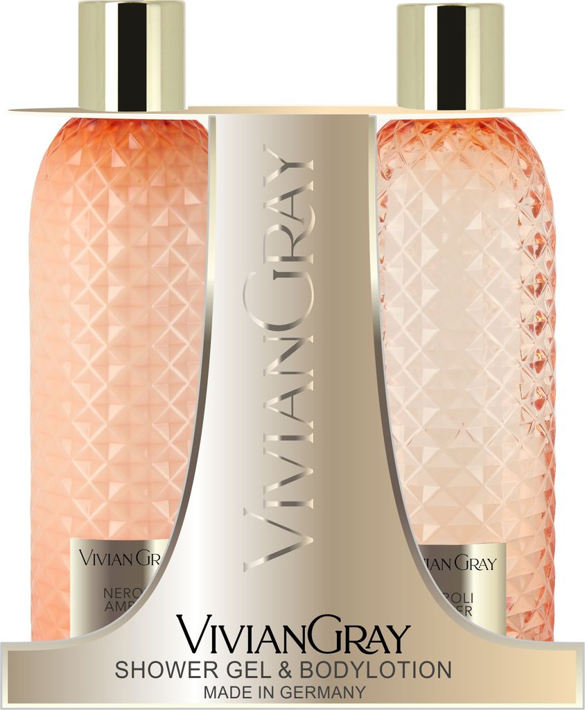 VIVIAN GRAY 3509 Duschgel & Körperlotion Gemstone Neroli & Amber (600 ml)