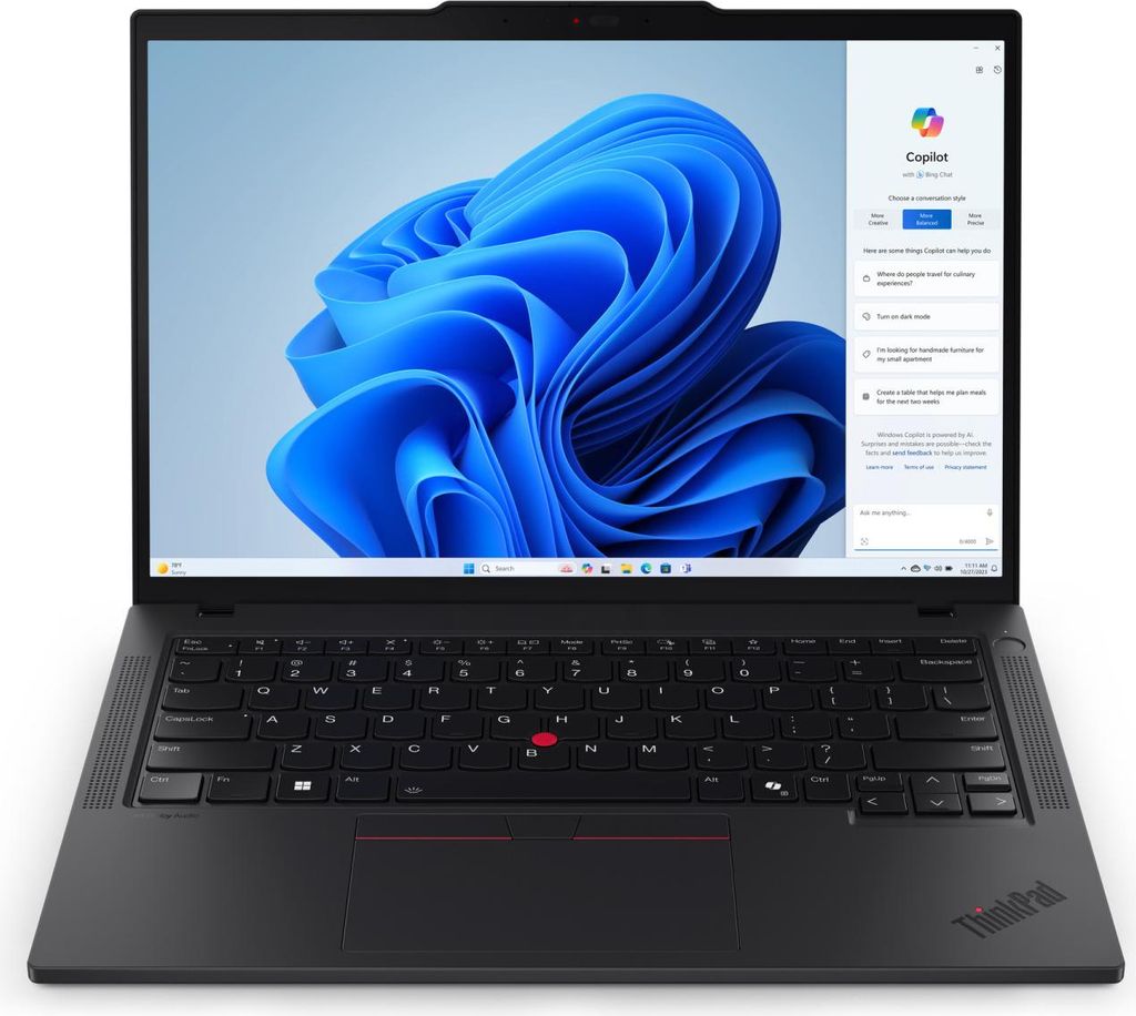 Lenovo ThinkPad T14 Gen 5 (AMD), AMD Ryzen 7 PRO, 3,3 GHz, 35,6 cm (14"), 1920 x 1200 Pixel, 16 GB, 512 GB