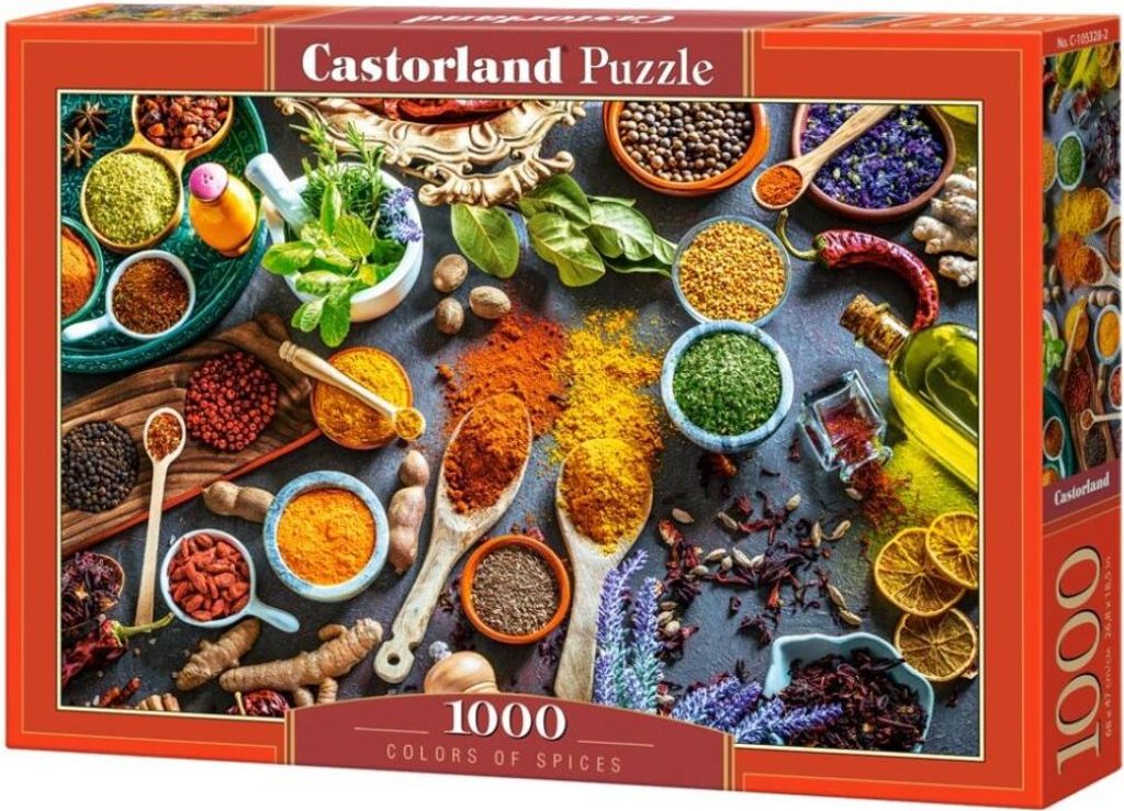 Puzzle de 1000 pièces. Les couleurs des épices Image du produit 