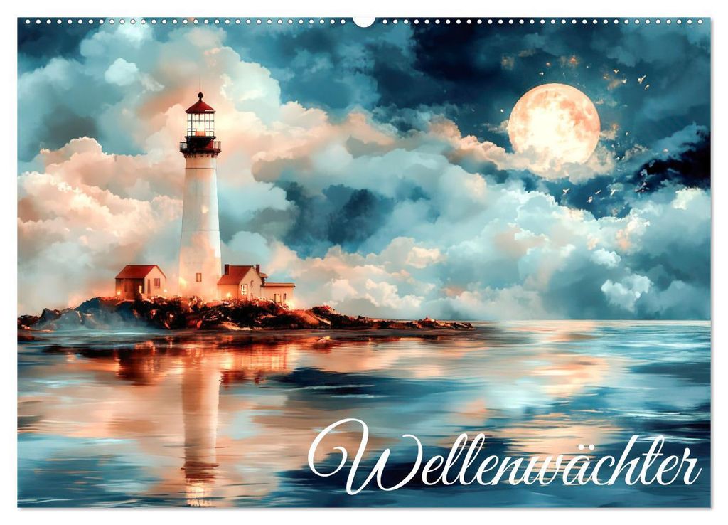 Wellenwächter (Wandkalender 2027 DIN A2 quer), CALVENDO Monatskalender
