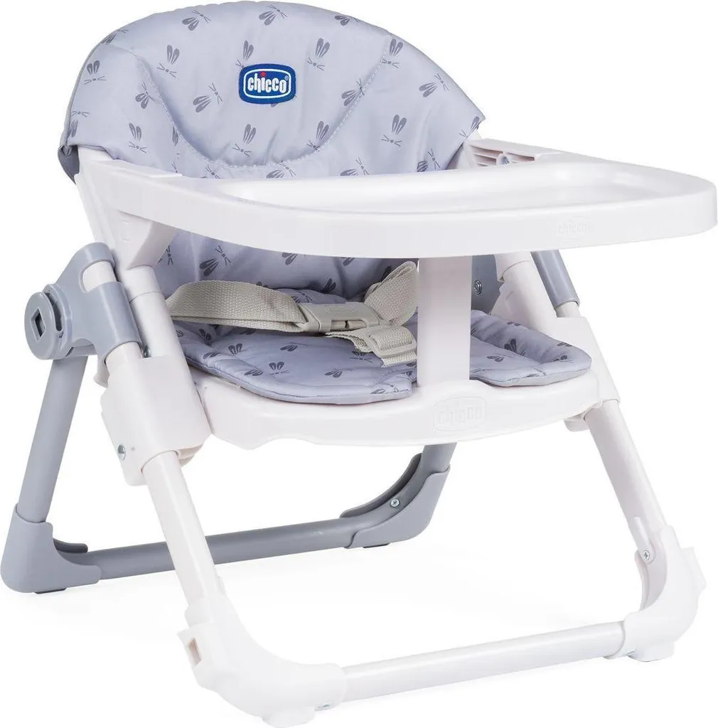 Chicco Chairy Lapin Gris - Siège de Table Évolutif et Rehausseur Bébé