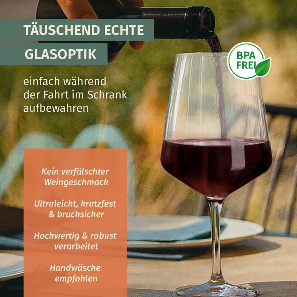 Moritz Toffee Design Vaisselle de camping en mélamine 16 à 32 pièces