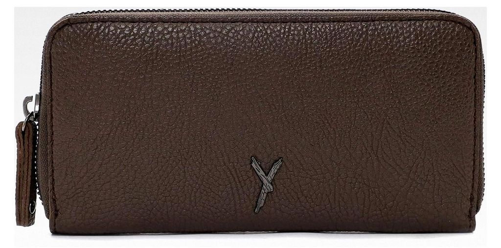 Geldbörse Gitty Zip Around Wallet Mud Dunkelbraun