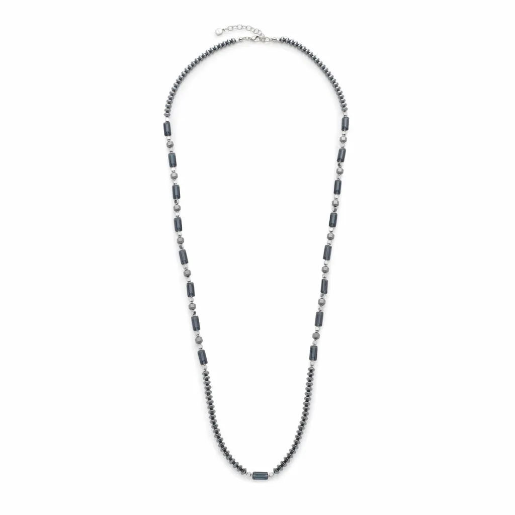 Collier Falena Anti-Allergique en Acier Inoxydable Argenté Durable
