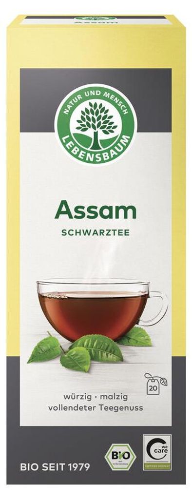 HERBATA CZARNA ASSAM BIO (20 x 2 g) 40 g - LEBENSBAUM