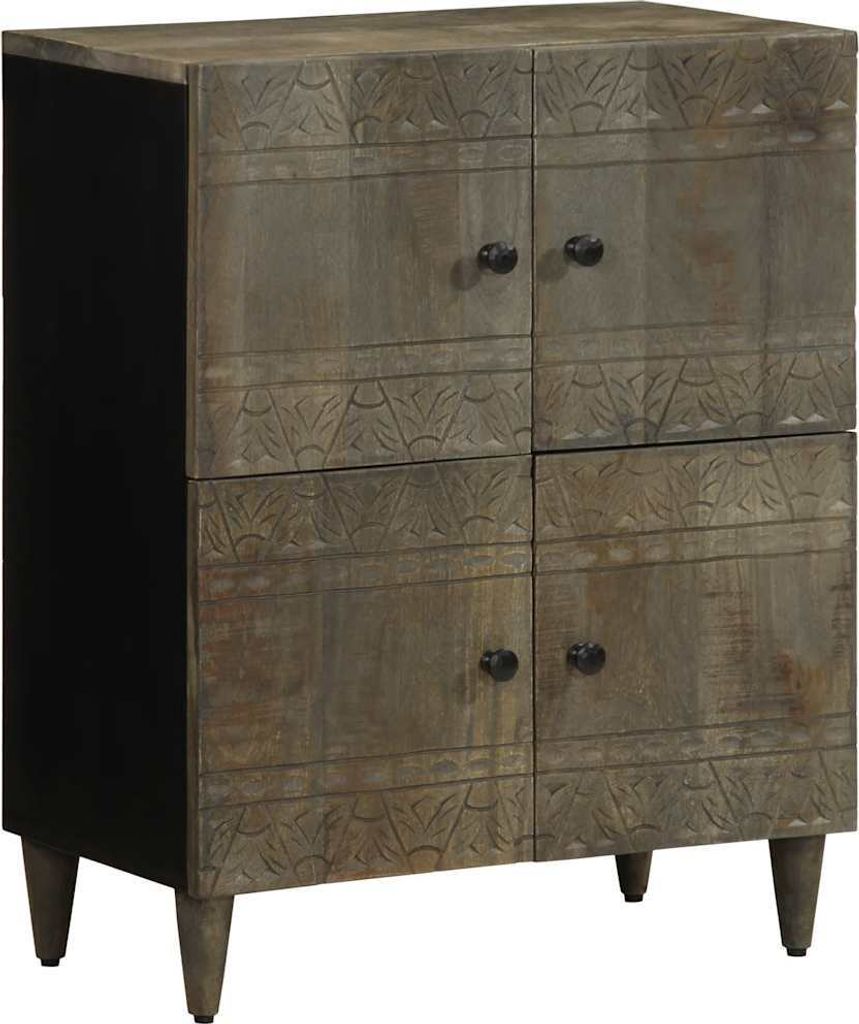 "SALE 2026"Sideboard/Kommode - elegantes Design - Buffetschrank - 60x33x75cm Massivholz Mango DE148233 - Kommoden