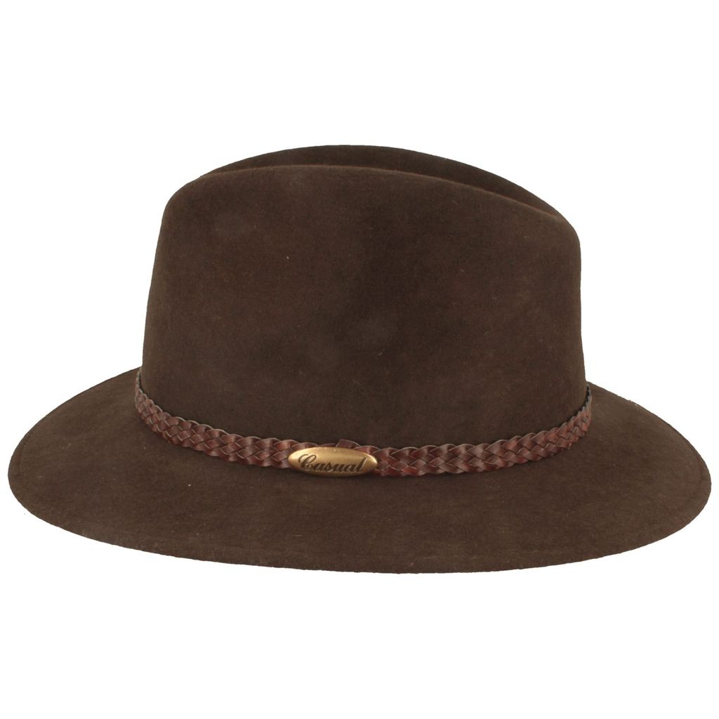 Black Trilby Hat 1920s Mens Gangster Fedora Handmade 100% Wool Hats Medium 57cm
