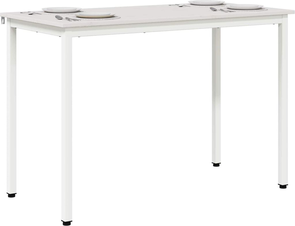 “2026 Modern“ Esstisch Weiß 110 x 55 x 75cm Massives Produktbild 
