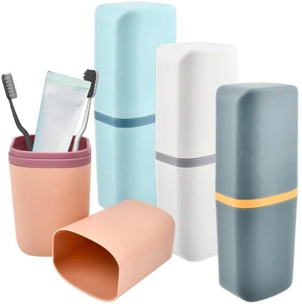 Protection brosse à dents pour voyage et camping lot de 4 étuis étanches