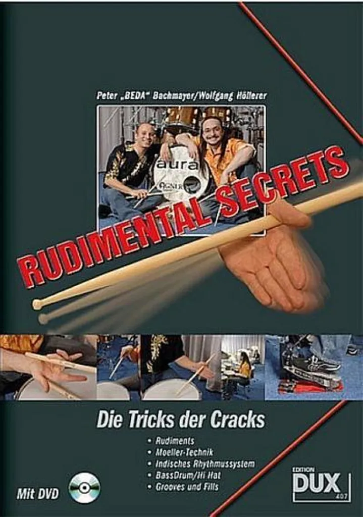 Cahier d'Exercices Batterie Rudimental Secrets pour Solo Caisse Claire